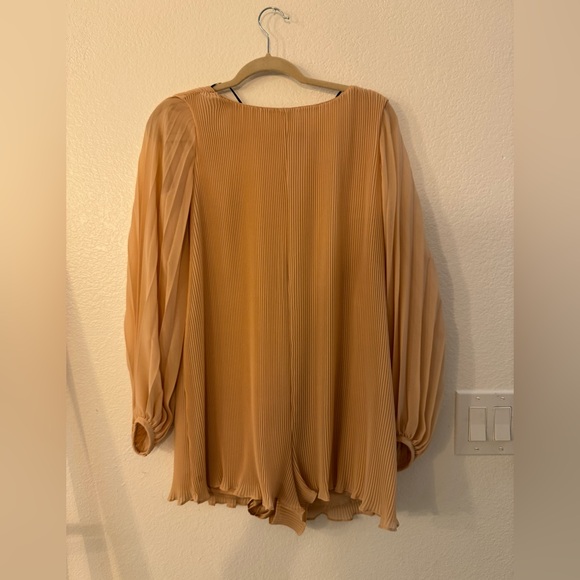 Zara Tops - Elegant Pleated Romper